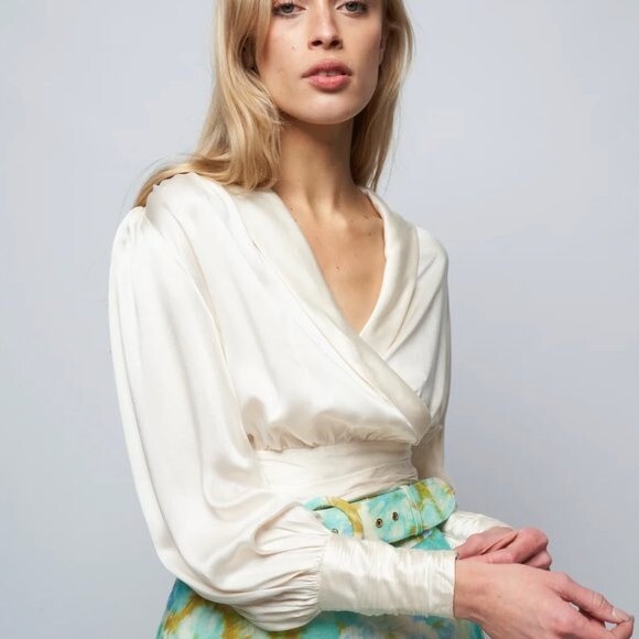 ZIMMERMANN Silk wrap blouse - Picture 2 of 6